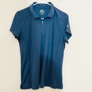 Slazenger Golf Polo Active Top Large Blue